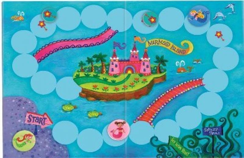 Mermaid Island game board