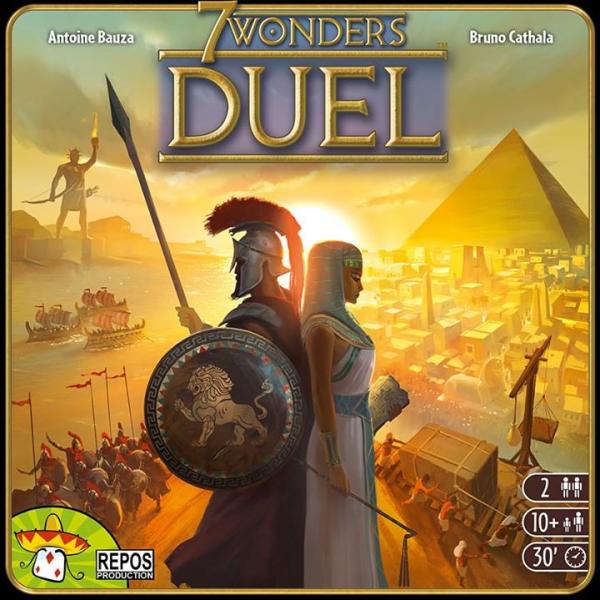 7 Wonders: Duel front of box