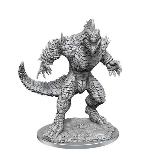 Lizardfolk Render: D&D Nolzur's Marvelous Unpainted Miniatures (W21)