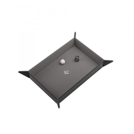 Magnetic Dice Tray Rectangular: Black/Gray