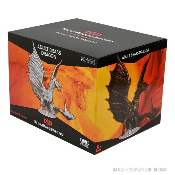 Adult Brass Dragon: D&D Nolzur's Marvelous Unpainted Miniatures