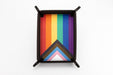 Pride Fold Up Velvet Dice Tray - Rainbow Flag: Gaymers Pride: FanRoll