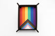 Pride Fold Up Velvet Dice Tray - Rainbow Flag: Gaymers Pride: FanRoll
