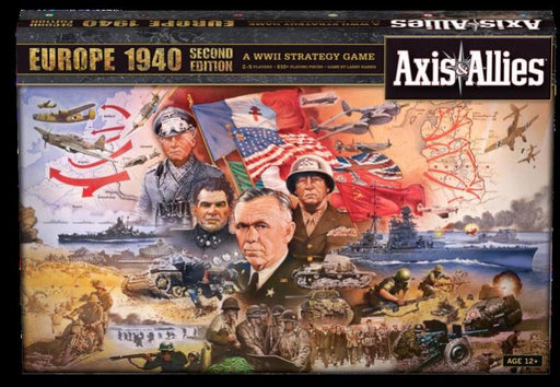 Axis & Allies 1940 Europe 2nd Edition Front of Box