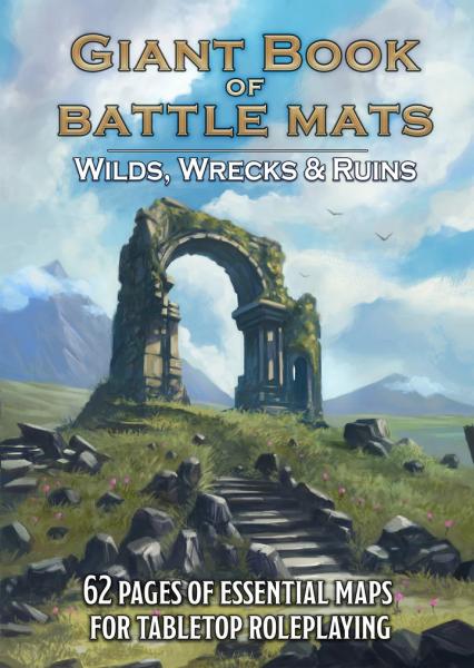 Giant Book of Battle Mats - Wilds, Wrecks & Ruins