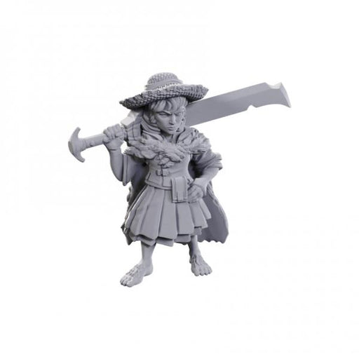 Female Halfling Magus Low-Level: Pathfinder Deep Cuts Unpainted Miniatures (W23)