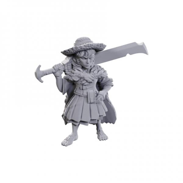 Female Halfling Magus Low-Level: Pathfinder Deep Cuts Unpainted Miniatures (W23)