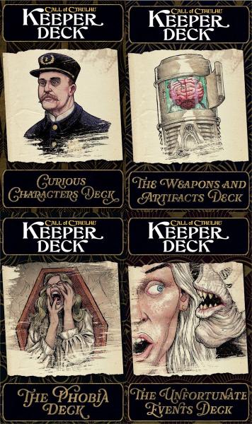 Call of Cthulhu Keeper Decks 2nd Edition