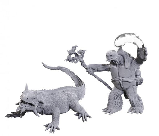 Tortle Druid & Wild Shape Giant Lizard: D&D Nolzur's Marvelous Miniatures (W24)