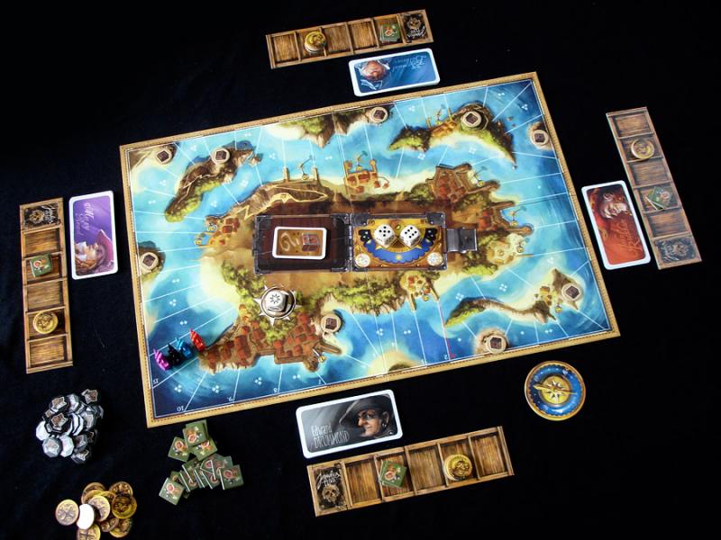 Jamaica gameplay set up 