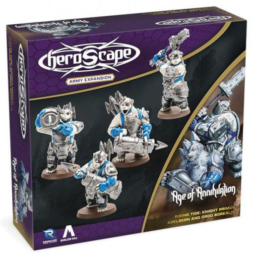 Heroscape: Rising Tide - Knight Primus Adelbern and Ordo Borealis Army Expansion