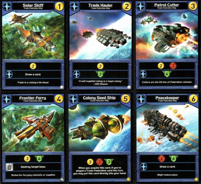 Star Realms Colony Wars Trade Federation sample cards