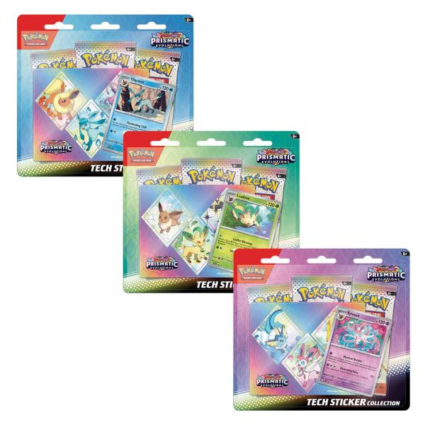 Pokemon TCG: Scarlet & Violet 8.5 - Prismatic Evolution - Tech Sticker Collection