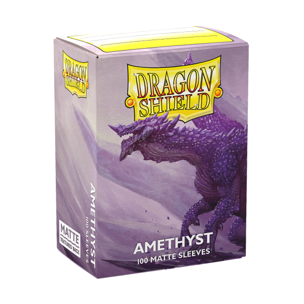 UNIT Dragon Shield Amethyst Matte Sleeves Standard Size (100)