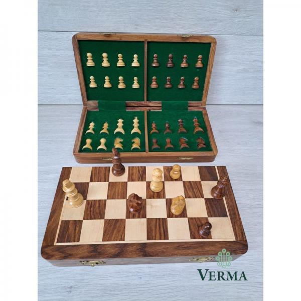 CHESS SET FOLDING 14"