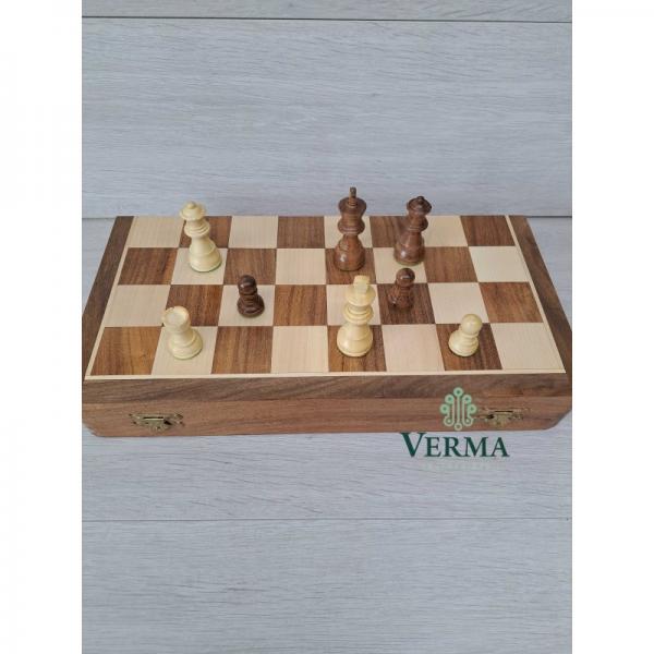 CHESS SET FOLDING 16"