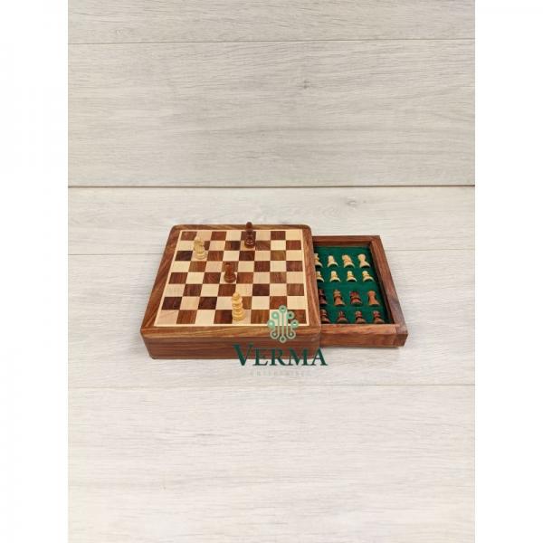 CHESS SET W/DRAW M/G 7"
