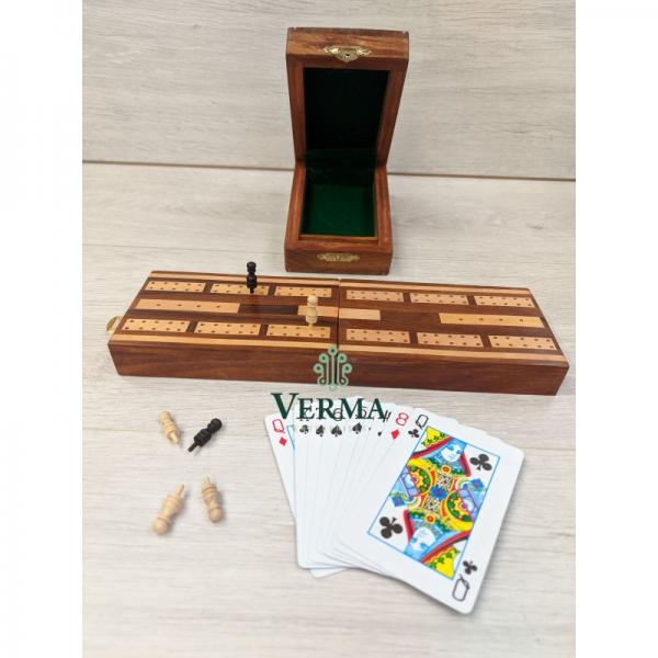 CRIBBAGE FOLDING W/CARDS