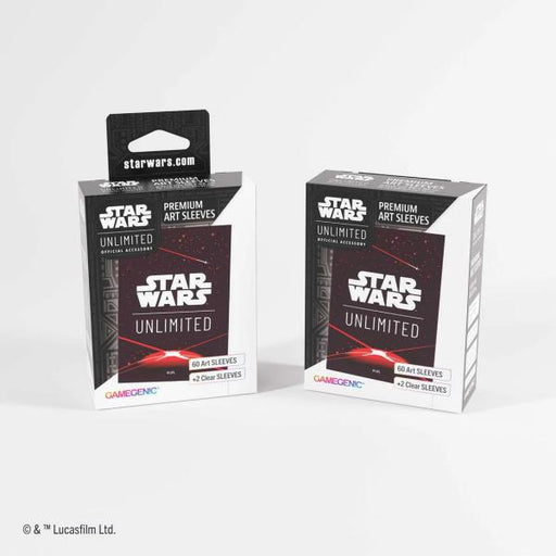 Gamegenic Star Wars: Unlimited Premium Art Sleeves - Card Back Red Rules of Play Gamegenic Star Wars: Unlimited Premium Art Sleeves - Card Back Red Rules of Play