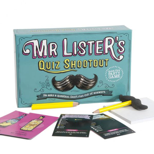 Mr Lister's Quiz Shootout front of box