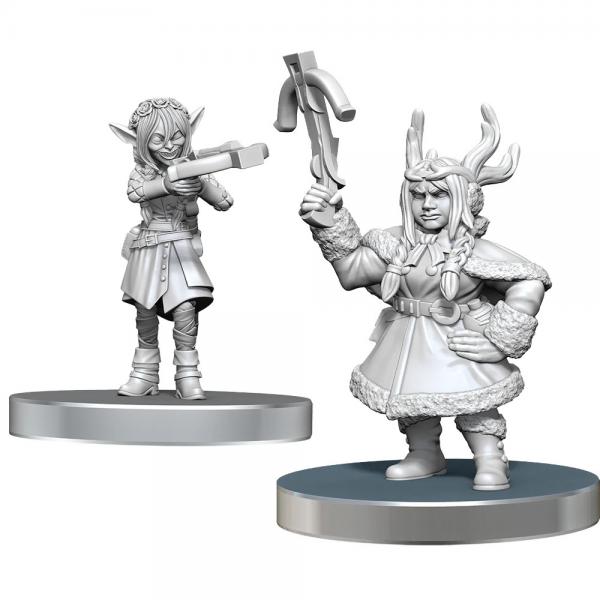 Veth Brenatto & Nott the Brave: Critical Role Unpainted Miniatures (W26)