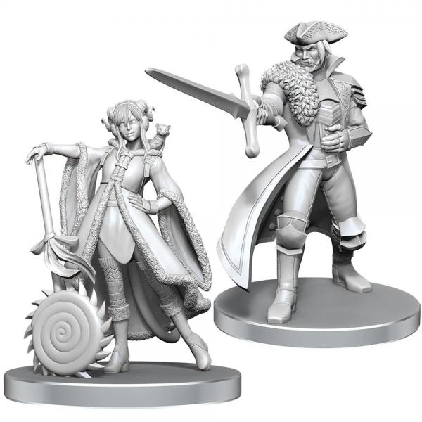Jester Lavorre & Fjord Stone: Critical Role Unpainted Miniatures (W26)