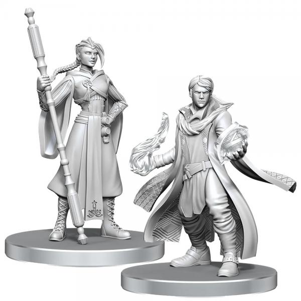 Beauregard Lionett & Caleb Widogast: Critical Role Unpainted Miniatures (W26)