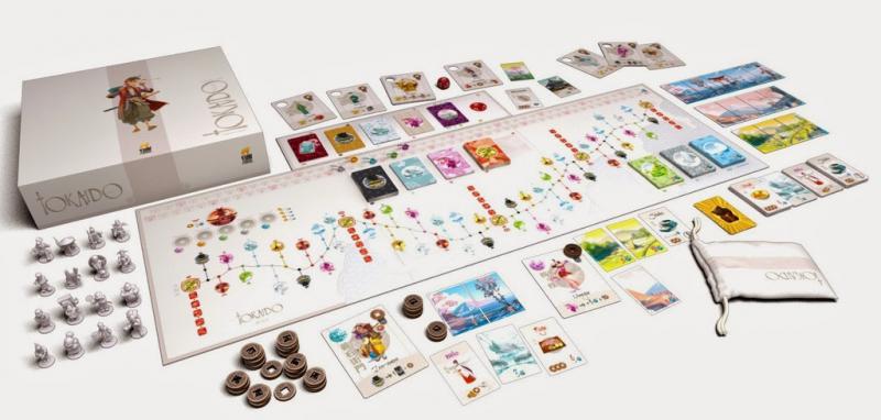 Tokaido Deluxe Edition game contents components