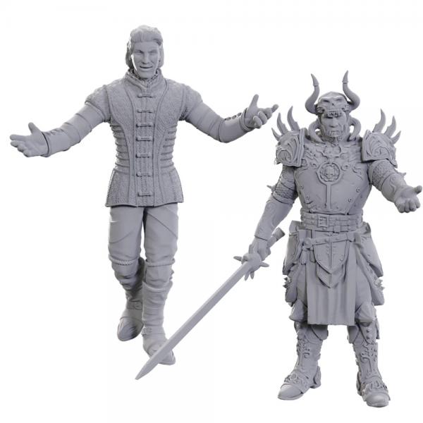 D&D Nolzur's Marvelous Unpainted Miniatures: Special Edition Baldur's Gate 3 - Sarevok Anchev & Raphael [Pre-order]