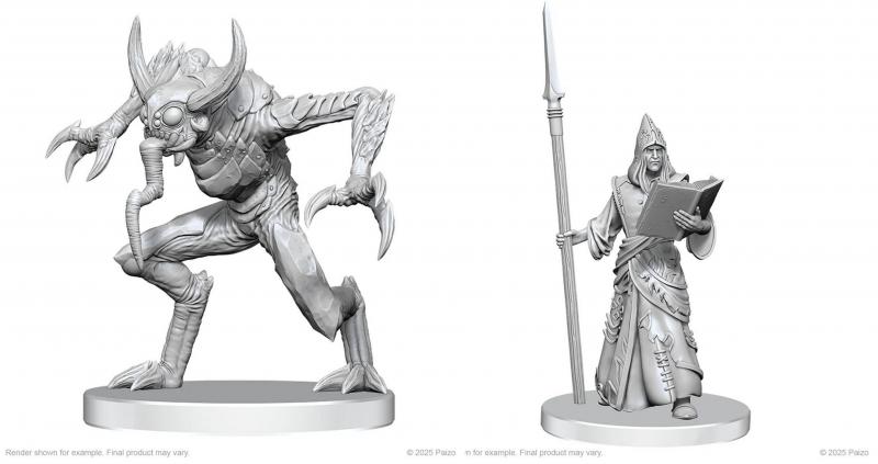 Vloriak (Despoiler Demon) & Demonologist: Pathfinder Battles Deep Cuts Unpainted Miniatures [Pre-order]