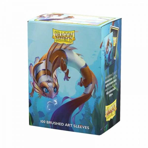 UNIT Dragon Shield The Cinderfin Brushed ART Sleeves - Standard Size (100)