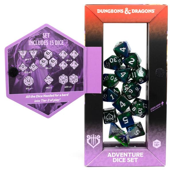 Adventure Dice Set - Bard: Blue: Dungeons & Dragons