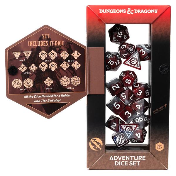 Adventure Dice Set - Fighter: Red: Dungeons & Dragons [Pre-order]