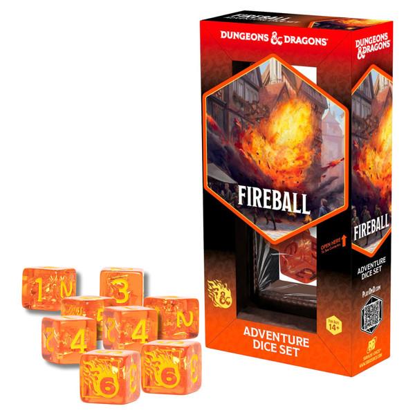 Adventure Dice Set - Fireball: Dungeons & Dragons