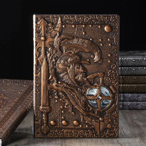 Valorcrest Ledger D&D Player Journal | Copper Embossed Hardback