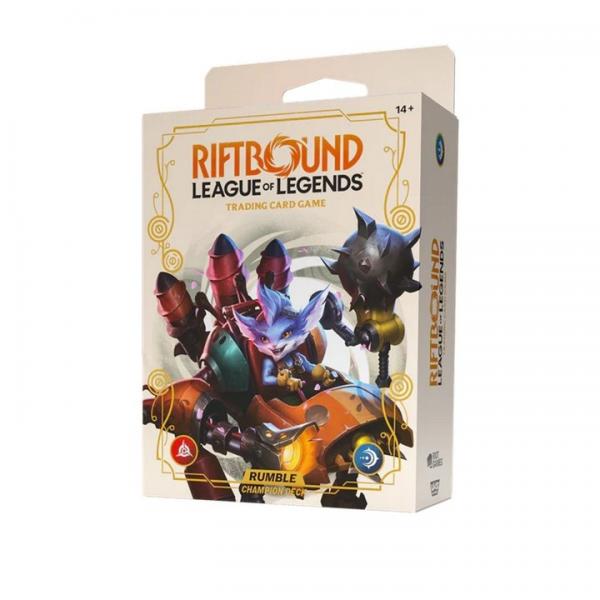 Riftbound: League of Legends TCG - Spiritforged Champion Deck - Rumble Display