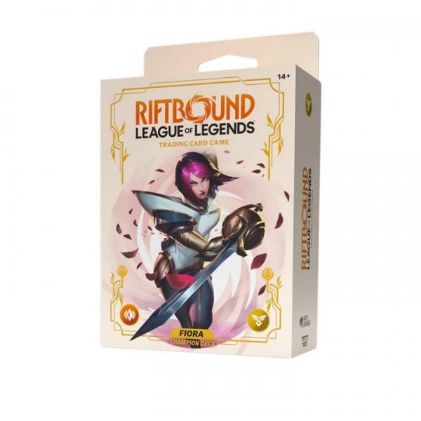 Riftbound: League of Legends TCG - Spiritforged Champion Deck - Fiora Display