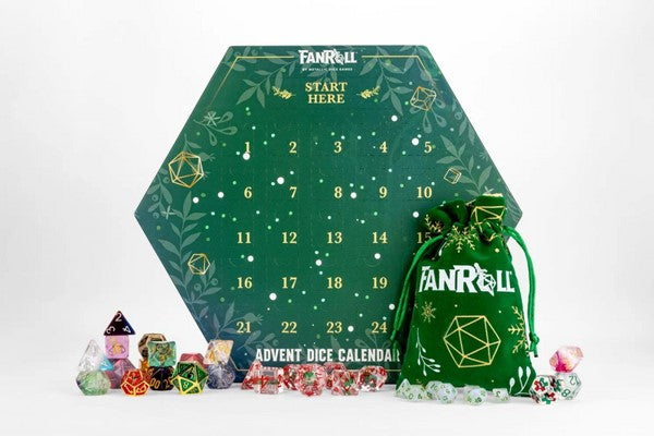 FanRoll Holiday Dice Advent Calendar (2025 version)