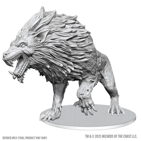 Dire Worg: D&D Nolzur's Marvelous Unpainted Miniatures [Pre-order]