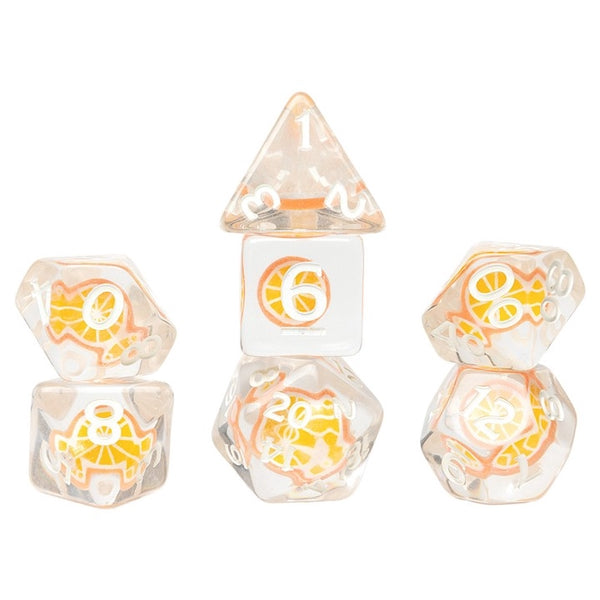 Orange: Fruit Slice Dice Set - Sirius Dice [Pre-order]