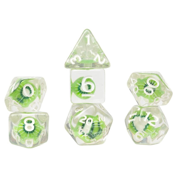 Kiwi: Fruit Slice Dice Set - Sirius Dice [Pre-order]