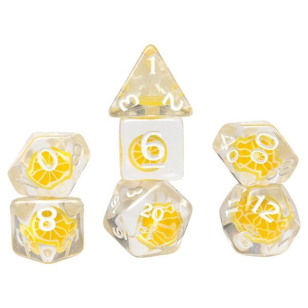 Lemon: Fruit Slice Dice Set - Sirius Dice [Pre-order]