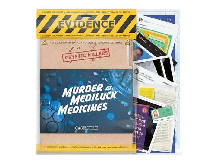 Cryptic Killers - Murder at MediLuck Medicines (UK) [Pre-order]