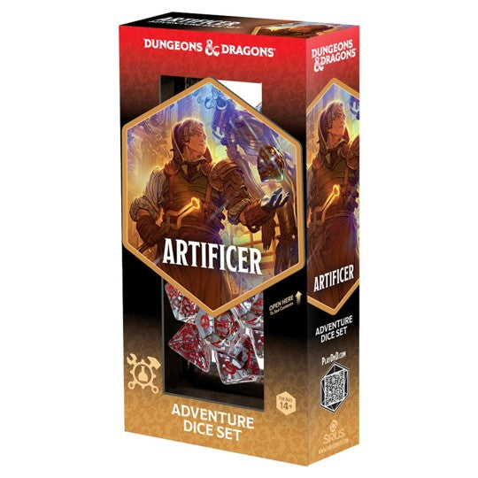 Adventure Dice Set - Artificer (Clear): Dungeons & Dragons [Pre-order]