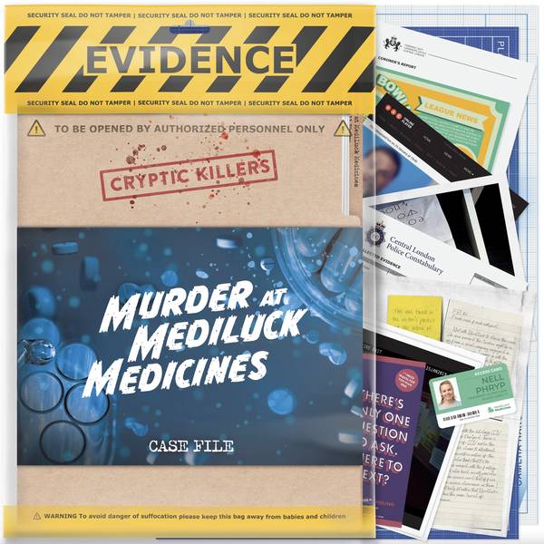 Cryptic Killers: Murder at MediLuck Medicines