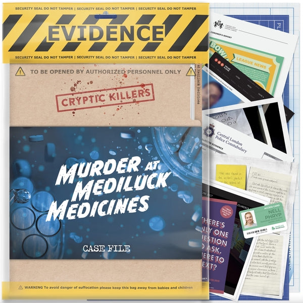 Cryptic Killers: Murder at MediLuck Medicines
