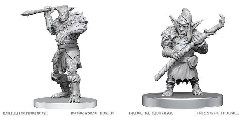 Bugbear Stalker & Goblin Hexer: D&D Nolzur's Marvelous Miniatures (Wave 28) [Pre-order]