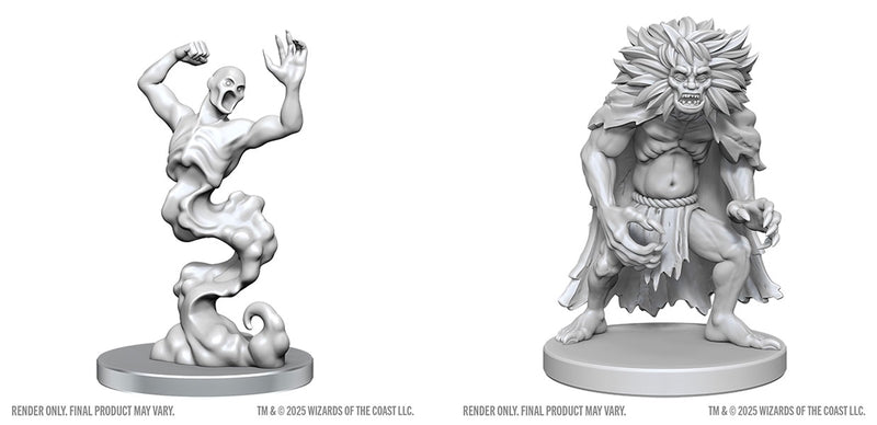 Classic Wight & Classic Wraith: D&D Nolzur's Marvelous Miniatures (Wave 28) [Pre-order]