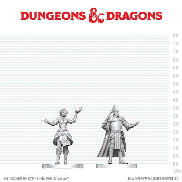 Knight & Mage Apprentice: D&D Nolzur's Marvelous Miniatures (W29) [Pre-order]