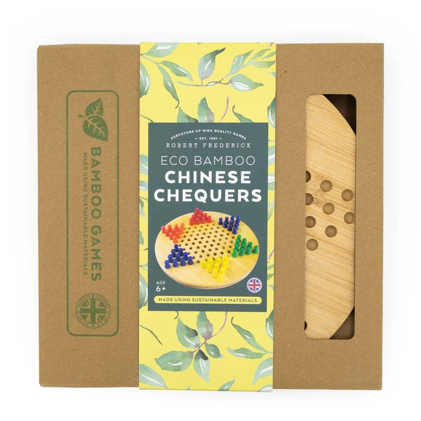 Bamboo Chinese Chequers Set